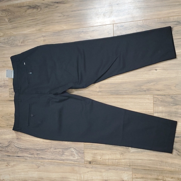 Zara Black Plus Size Cropped Fit Trouser Pants - Picture 10 of 12